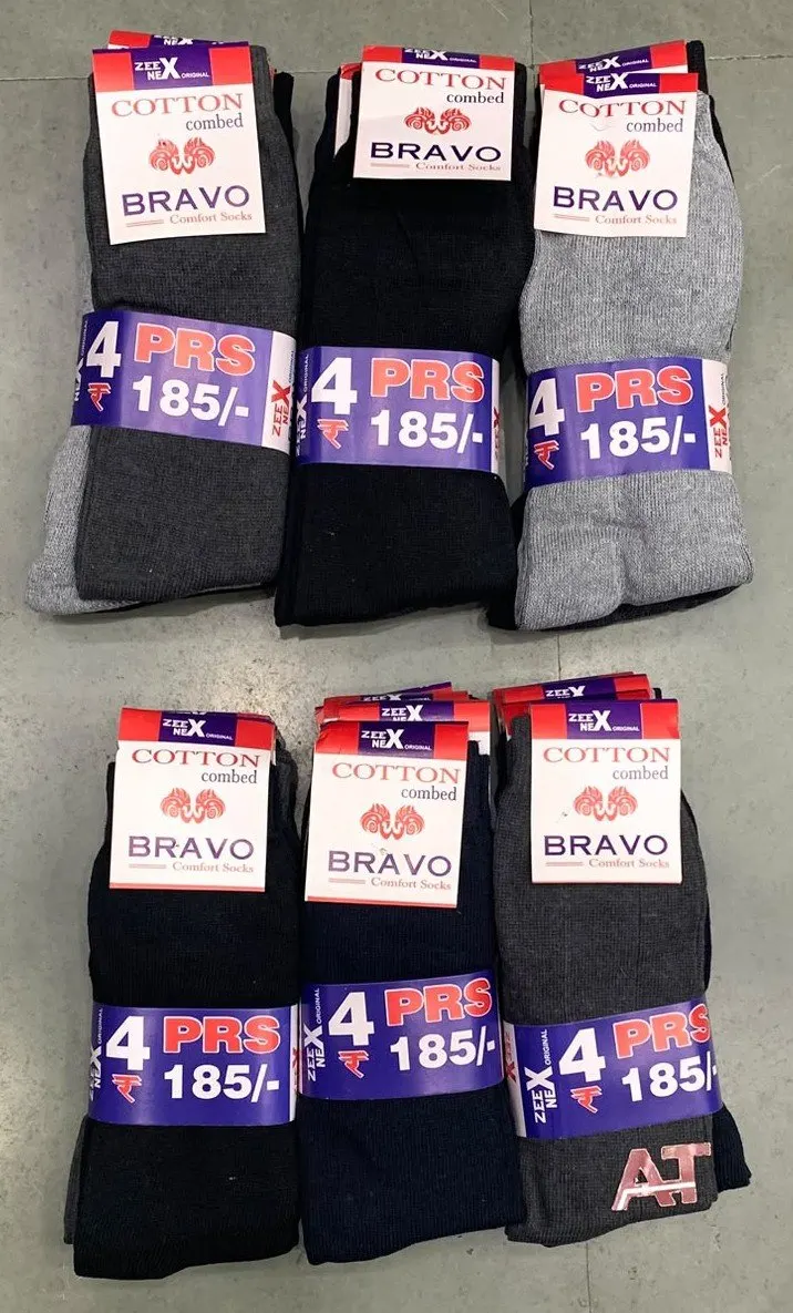 Bravo Max Gents Socks — wholesale gents socks, Apsara Textiles Itwari Nagpur