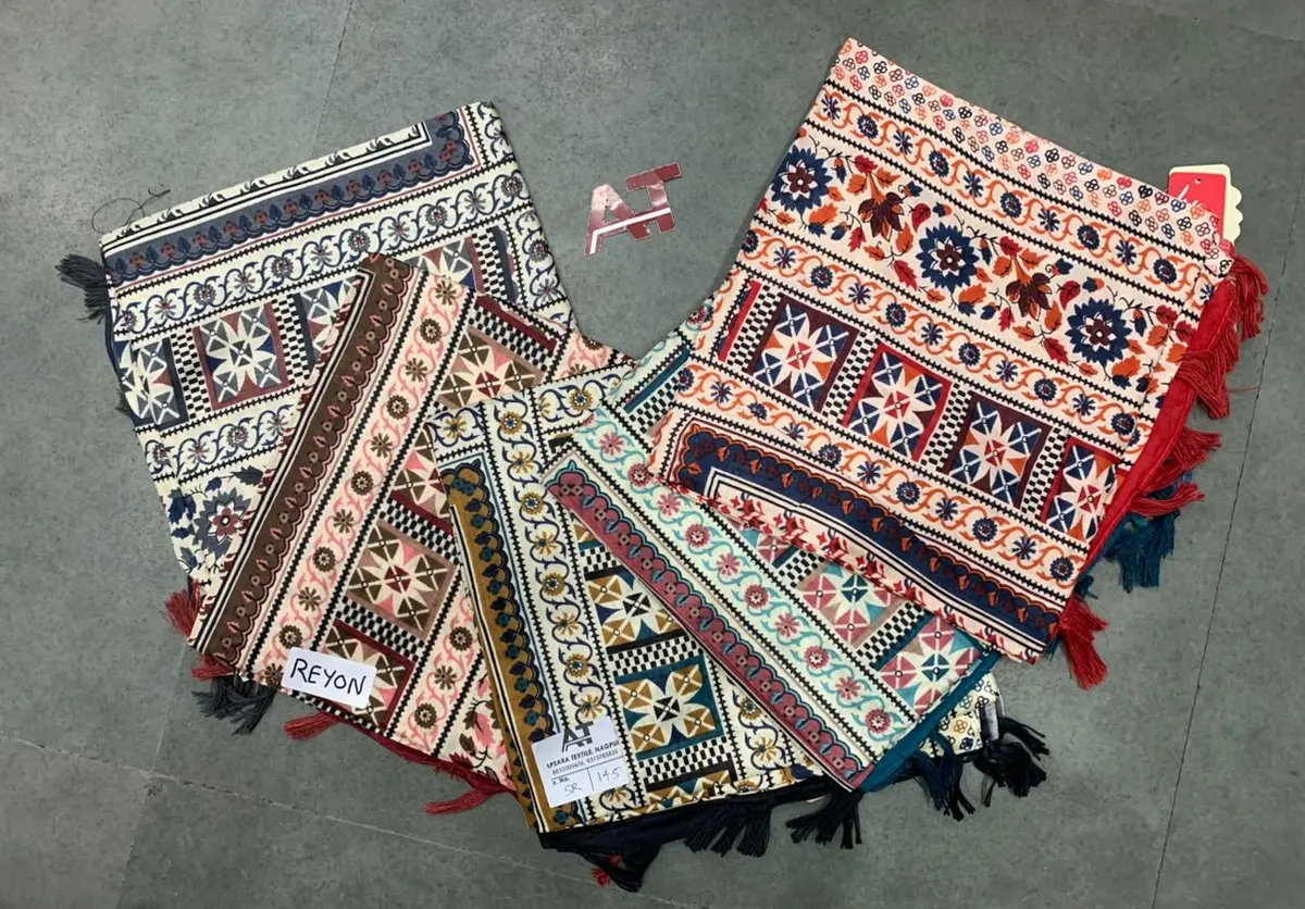 Sharvan Reyon Stole — wholesale, Apsara Textiles Nagpur