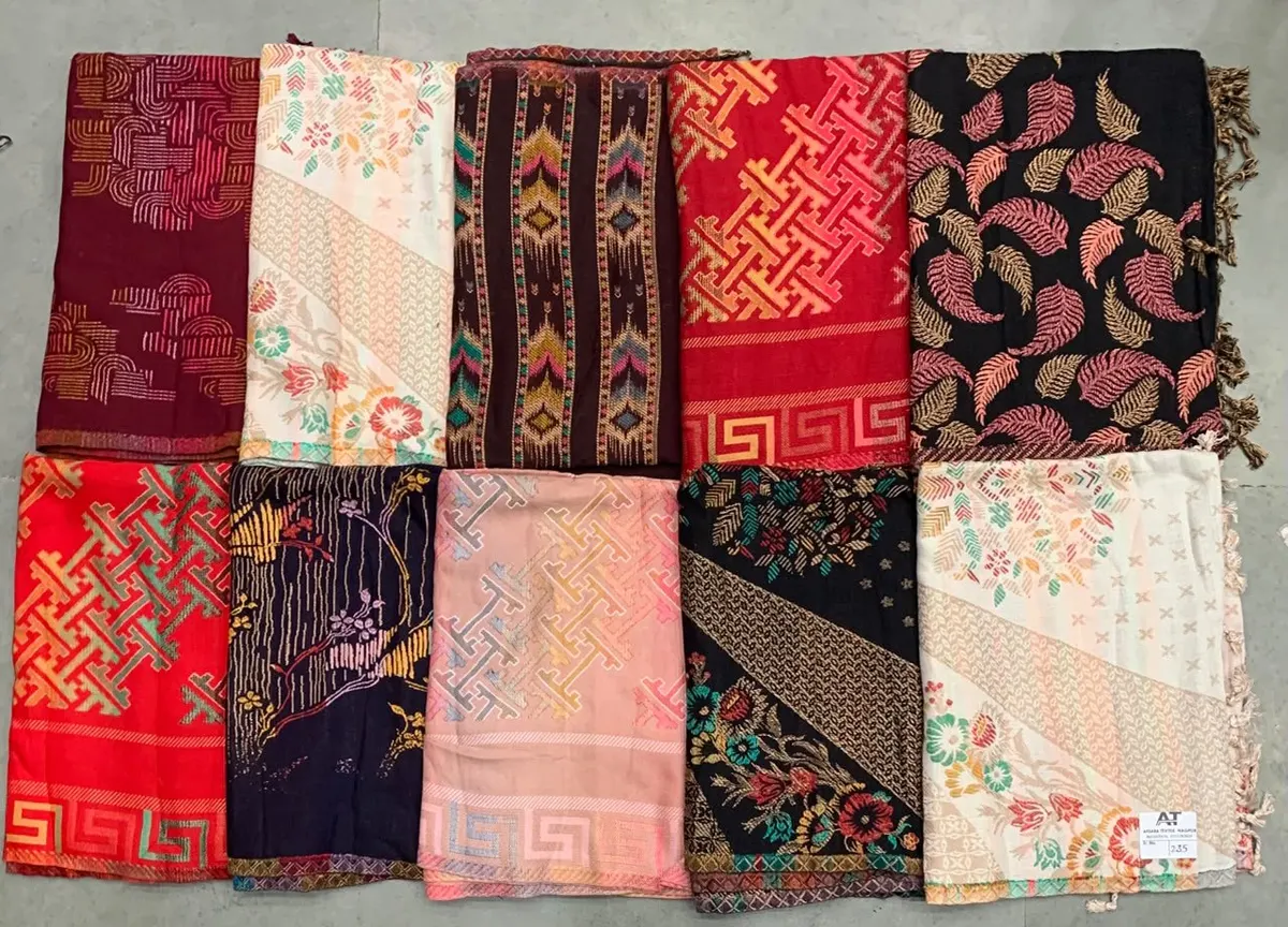 Chikoo Stole — wholesale, Apsara Textiles Nagpur
