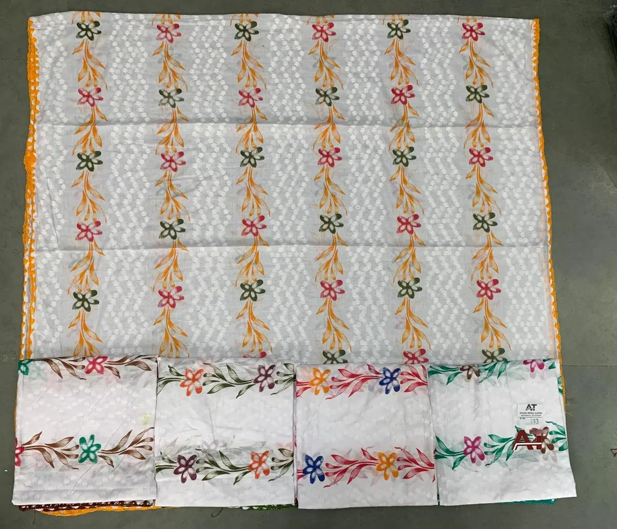 Cotton Dupatta New Brush Print — wholesale cotton dupatta, Apsara Textiles Itwari Nagpur