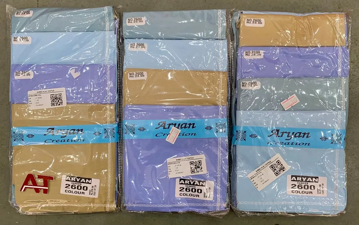 Aryan 2600 Col — wholesale gents rumal 1, Apsara Textiles Itwari Nagpur