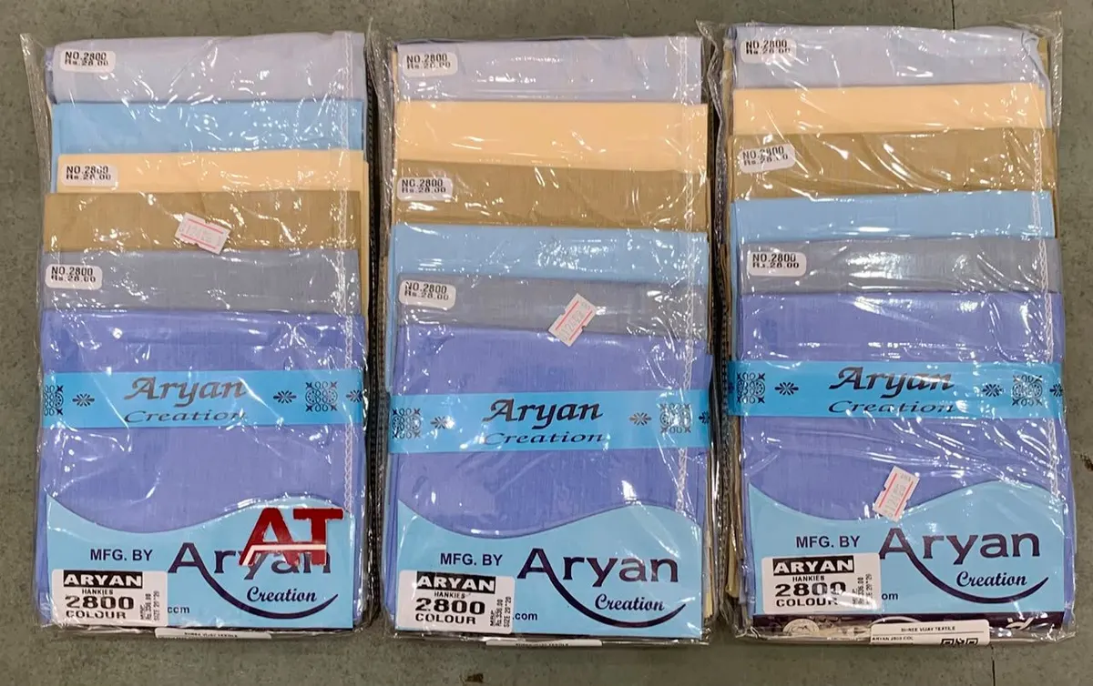 Aryan 2800 Col — wholesale gents rumal 1, Apsara Textiles Itwari Nagpur