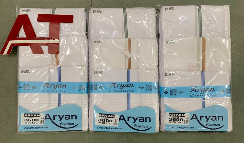 Aryan 3600 W/b — wholesale gents rumal 2, Apsara Textiles Itwari Nagpur