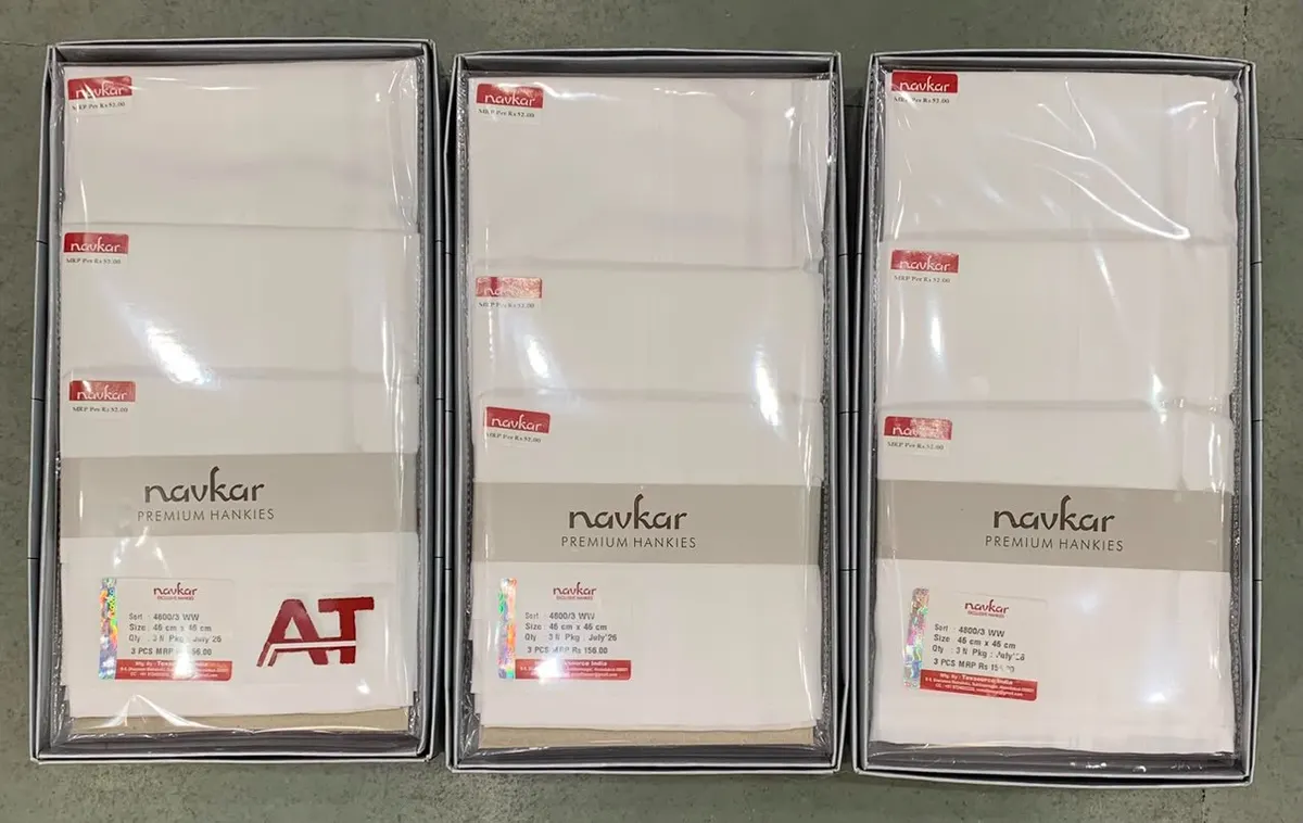 Navkar 4800 W/w — wholesale gents box rumal, Apsara Textiles Itwari Nagpur